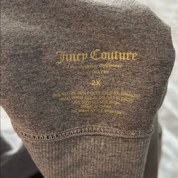 NWOT JUICY COUTURE  Black and Gray Bralette Set - Picture 8 of 9